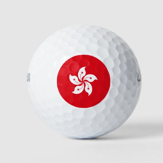 Balles De Golf Drapeau de Hong Kong (Devant)