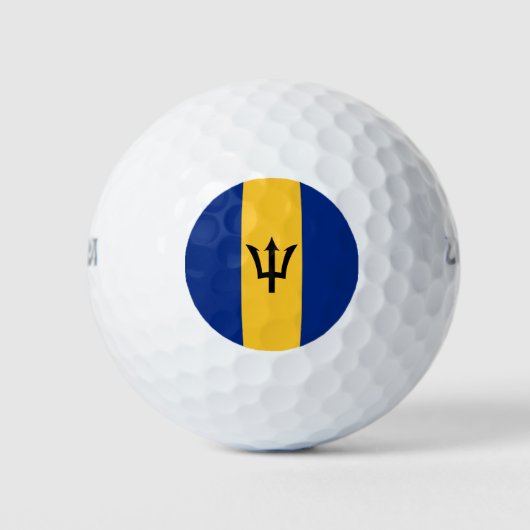 Balles De Golf Drapeau de la Barbade (Bajan) (Devant)