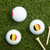 Balles De Golf Drapeau de la Belgique (Herbe in situ)