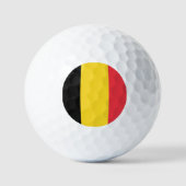 Balles De Golf Drapeau de la Belgique (Recto)