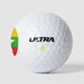 Balles De Golf Drapeau de la Birmanie (Logo)
