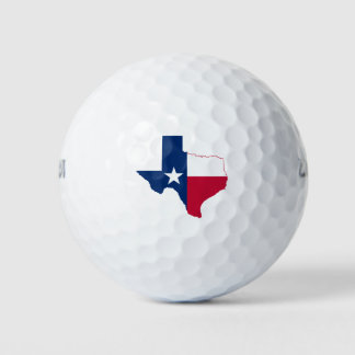 Balles De Golf drapeau de la carte du Texas