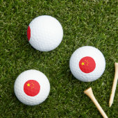 Balles De Golf Drapeau de la Chine (Herbe in situ)