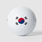 Balles De Golf Drapeau de la Corée du Sud (Devant)