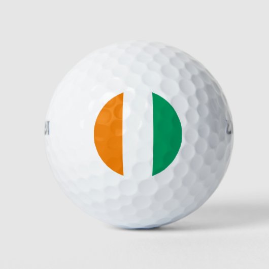 Balles De Golf Drapeau de la Côte d'Ivoire (Devant)