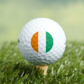 Balles De Golf Drapeau de la Côte d'Ivoire (T-shirt Insitu)