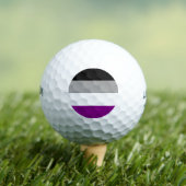 Balles De Golf Drapeau de la fierté sexuelle (As) (Asexuality) (T-shirt Insitu)