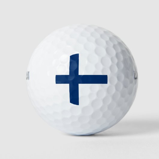 Balles De Golf Drapeau de la Finlande (Devant)