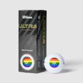 Balles De Golf Drapeau de la Gay Jewish Pride (Emballage)