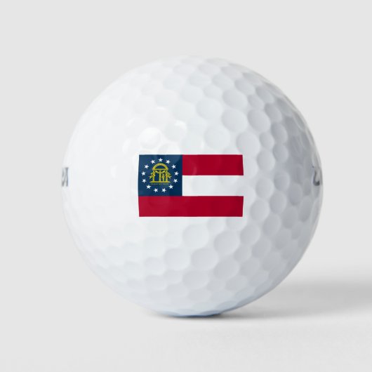 Balles De Golf Drapeau de la Géorgie (État américain) (Devant)