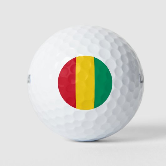 Balles De Golf Drapeau de la Guinée (Devant)