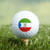 Balles De Golf Drapeau de la Guinée équatoriale (T-shirt Insitu)