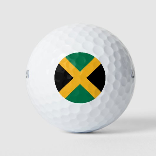 Balles De Golf Drapeau de la Jamaïque (Devant)
