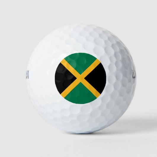 Balles De Golf Drapeau de la Jamaïque (Devant)