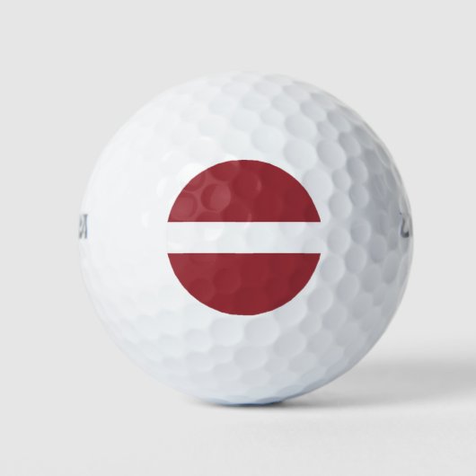 Balles De Golf Drapeau de la Lettonie (Devant)