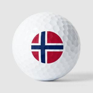 Balles De Golf Drapeau de la Norvège