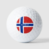 Balles De Golf Drapeau de la Norvège (Recto)