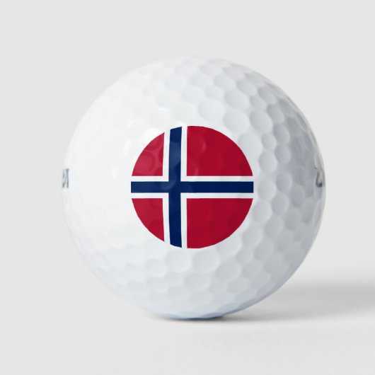 Balles De Golf Drapeau de la Norvège (Devant)