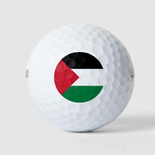 Balles De Golf Drapeau de la Palestine (Devant)