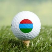 Balles De Golf Drapeau de la République de Carélie (T-shirt Insitu)