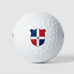 Balles De Golf Drapeau de la République dominicaine Grande Patrio