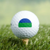 Balles De Golf Drapeau de la République Komi (T-shirt Insitu)