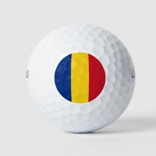 Balles De Golf Drapeau de la Roumanie (Devant)