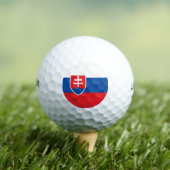 Balles De Golf Drapeau de la Slovaquie (T-shirt Insitu)