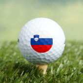 Balles De Golf Drapeau de la Slovénie (T-shirt Insitu)