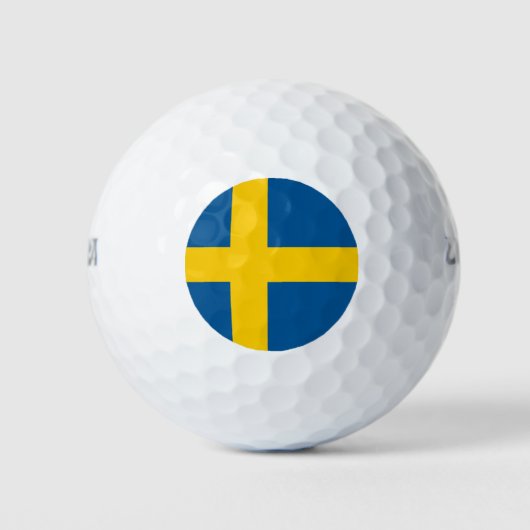 Balles De Golf Drapeau de la Suède (Devant)