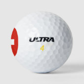 Balles De Golf Drapeau de la Suisse (Logo)
