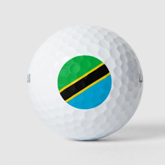 Balles De Golf Drapeau de la Tanzanie (Devant)