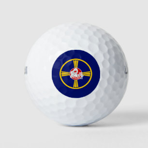 Balles De Golf Drapeau de la ville d'Omaha (Nebraska)