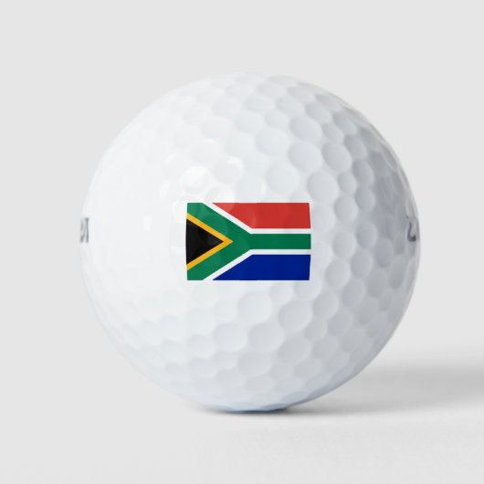 Balles De Golf Drapeau de l'Afrique du Sud (Devant)