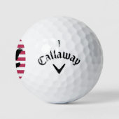 Balles De Golf Drapeau de l'aigle à tête blanche (Logo)