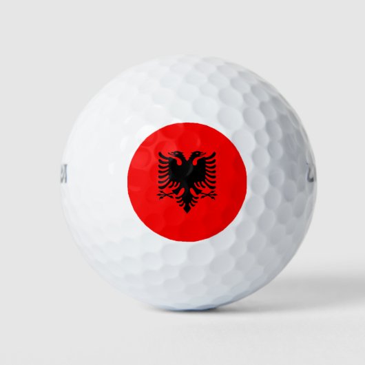 Balles De Golf Drapeau de l'Albanie (Devant)