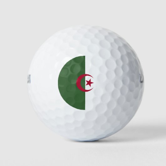 Balles De Golf Drapeau de l'Algérie (Devant)