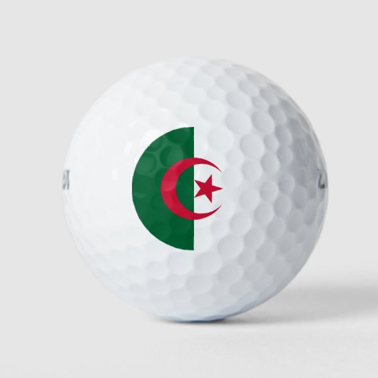 Balles De Golf Drapeau de l'Algérie (Devant)