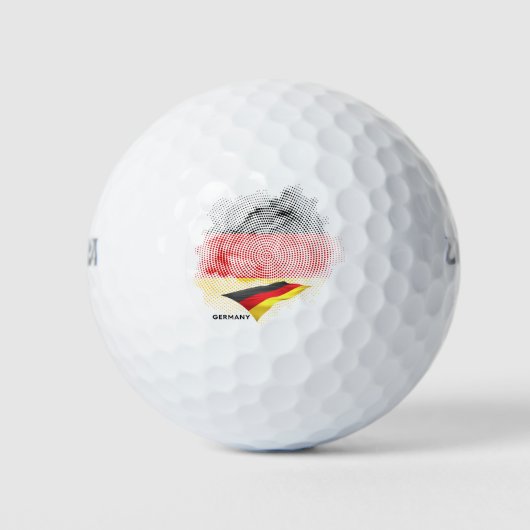 Balles De Golf Drapeau de l'Allemagne (Devant)