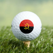 Balles De Golf Drapeau de l'Angola (T-shirt Insitu)