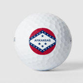 Balles De Golf Drapeau de l'Arkansas, drapeau de l'État américain (Devant)