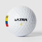 Balles De Golf Drapeau de l'Équateur (Logo)