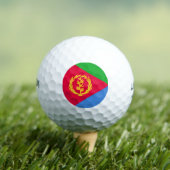 Balles De Golf Drapeau de l'Érythrée (T-shirt Insitu)