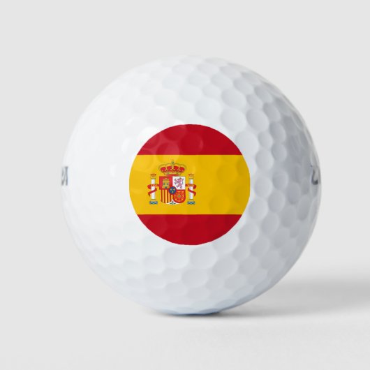 Balles De Golf Drapeau de l'Espagne (Devant)