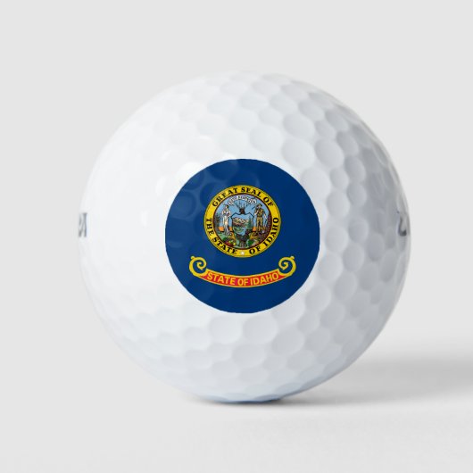 Balles De Golf Drapeau de l'État de l'Idaho (Devant)