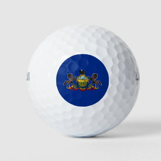 Balles De Golf Drapeau de l'État de Pennsylvanie (Devant)
