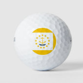 Balles De Golf Drapeau de l'État de Rhode Island (Devant)