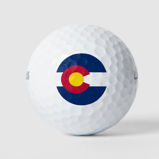 Balles De Golf Drapeau de l'État du Colorado (Devant)