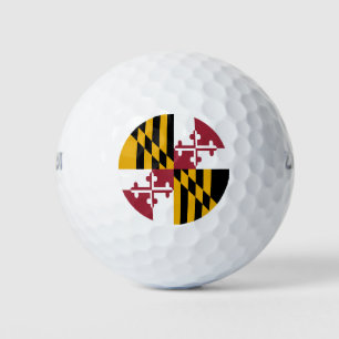 Balles De Golf Drapeau de l'État du Maryland