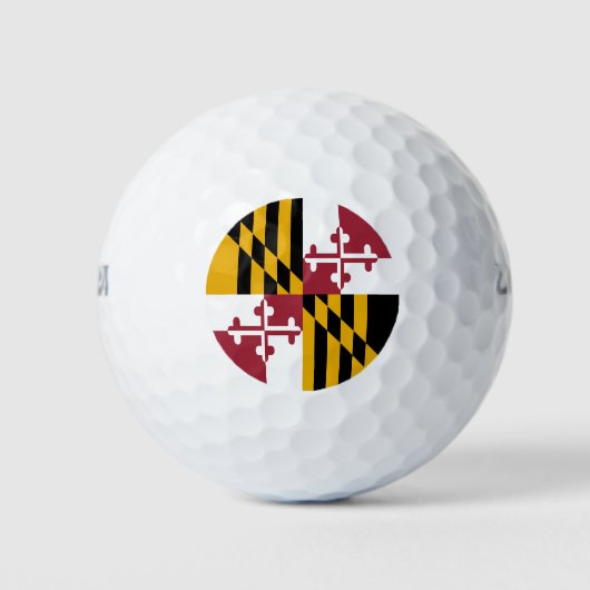 Balles De Golf Drapeau de l'État du Maryland (Devant)